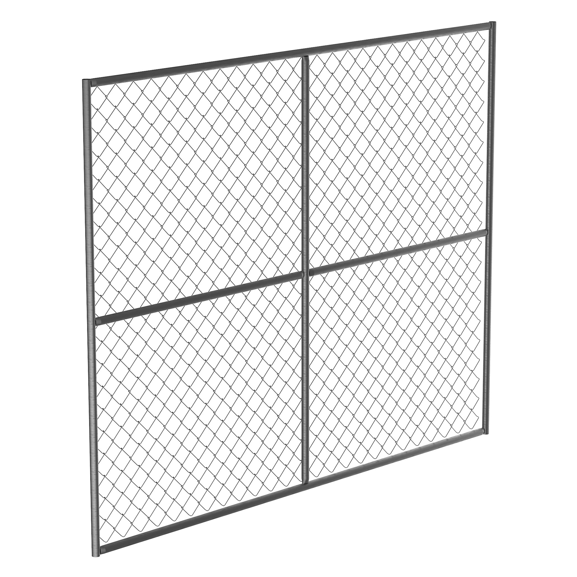 Vestil Construction Barrier Panel Unit for Hrails - 1.5in. Max Width, Gray, Model# HRAIL-PNL